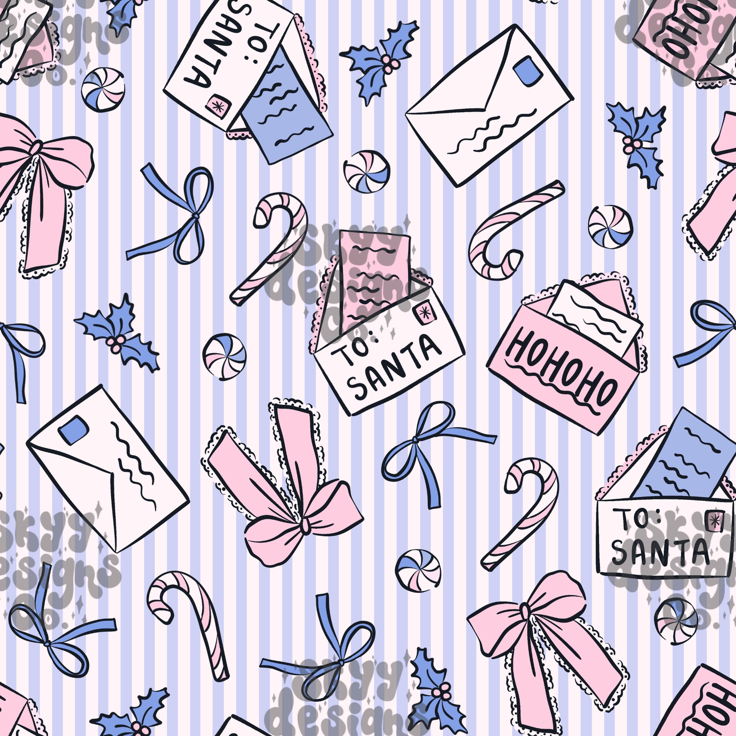 Pastel Christmas Letters