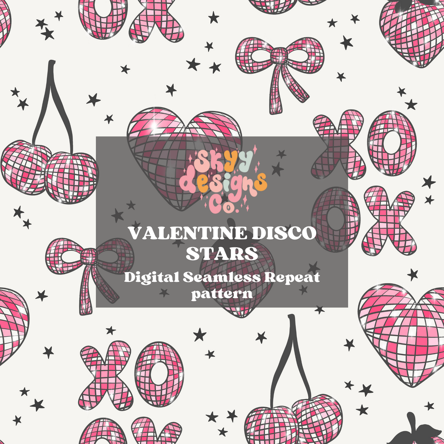 Valentine Disco Pattern