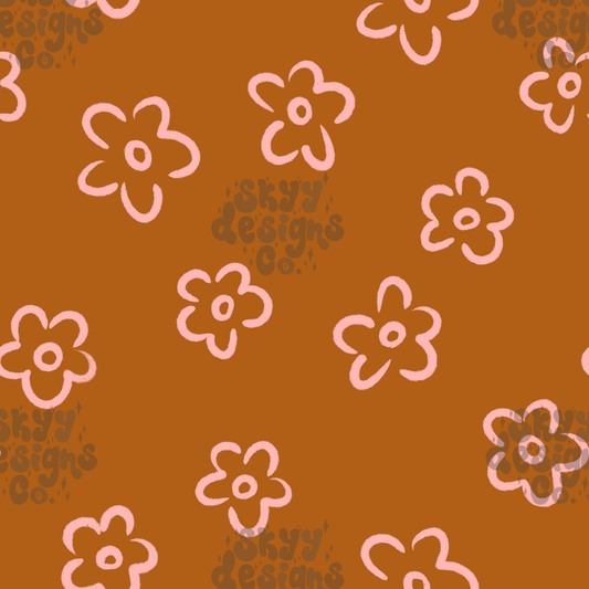 Fall Minimal Daisy