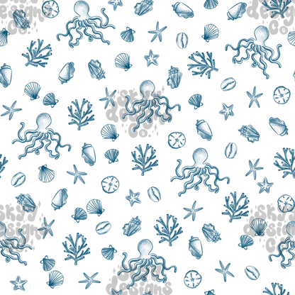 Nautical Coastal Toile