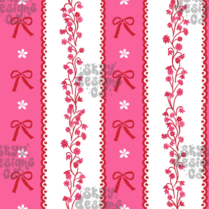 Valentine Lace Stripe