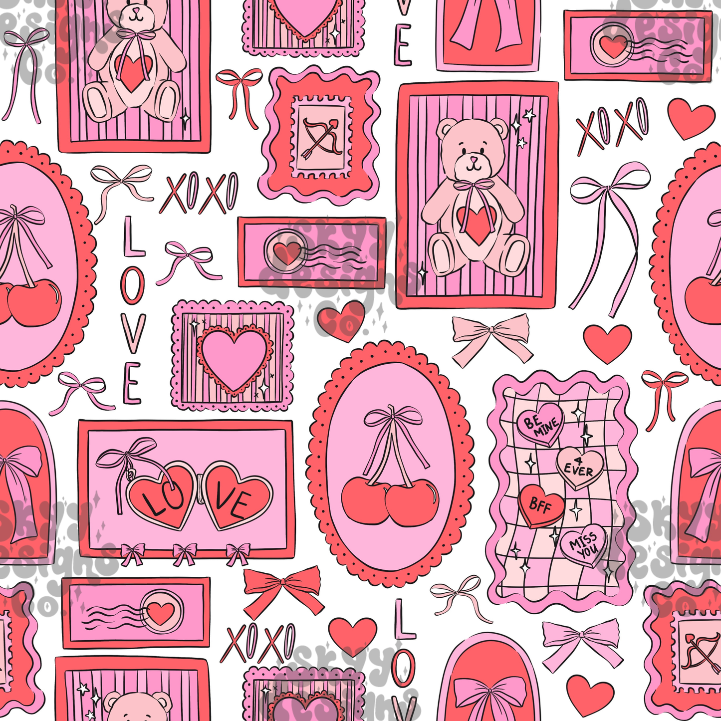 Preppy Valentine Frames