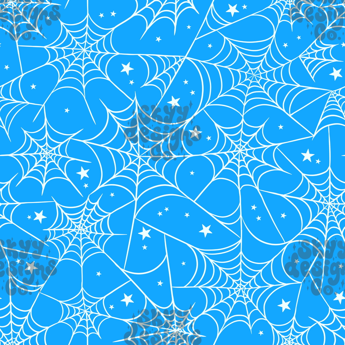 Blue Spiderweb