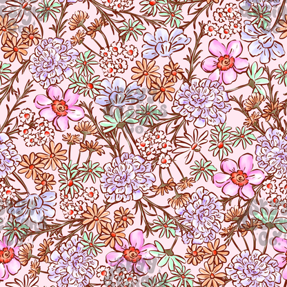 Pastel Wildflowers