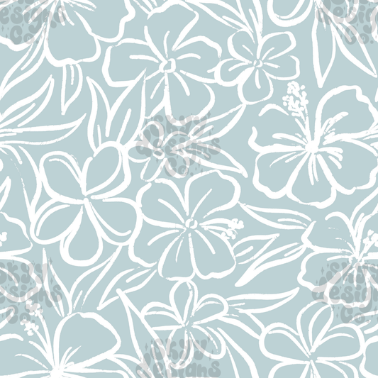 Muted Tropical Floral