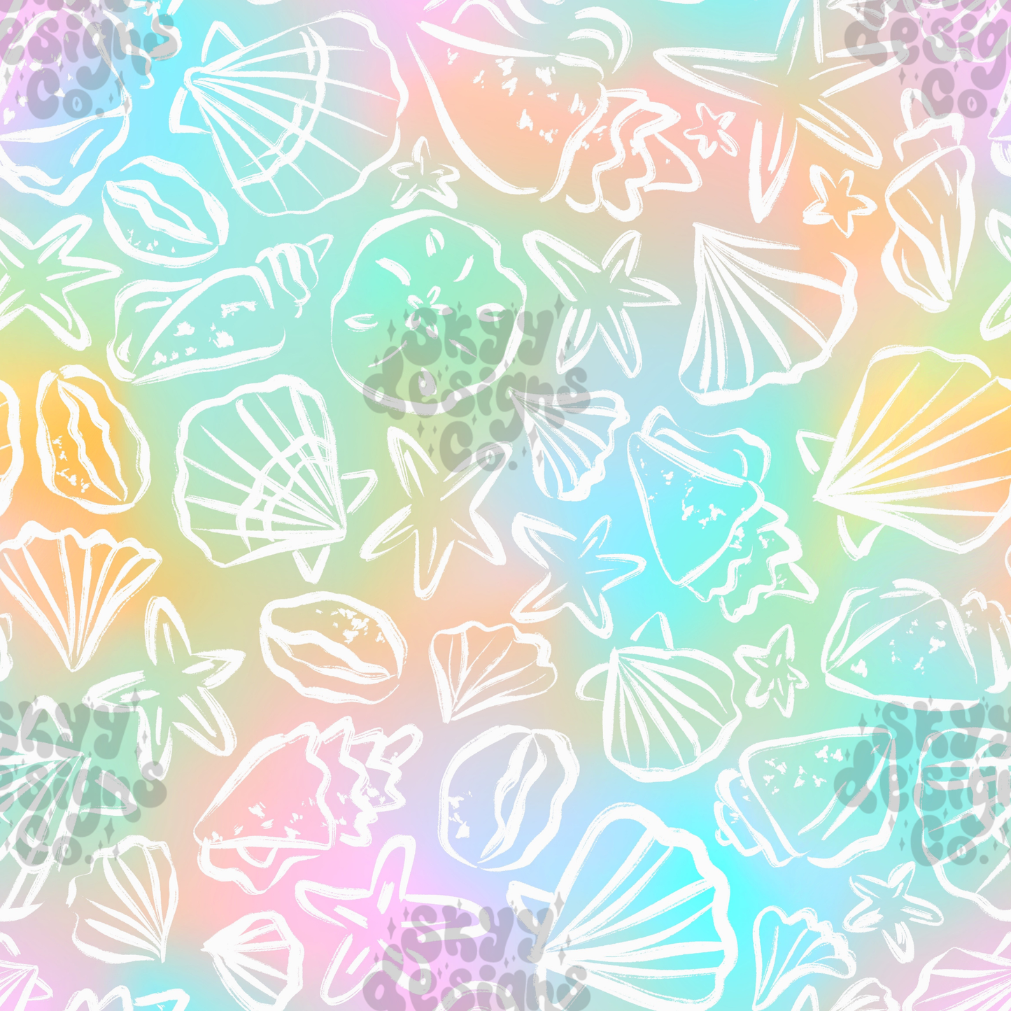 Rainbow Seashells