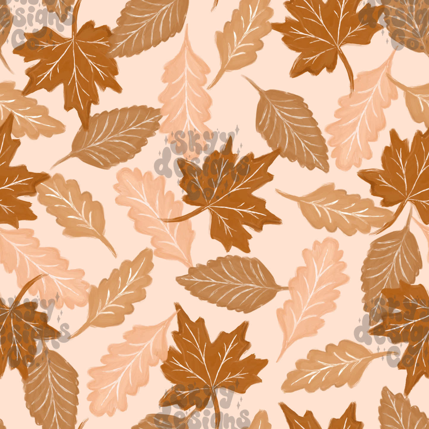 Neutral Fall Leaves