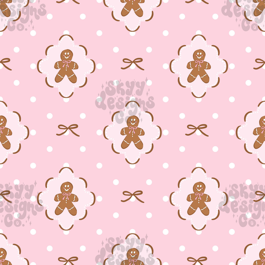 Polka Dot Gingerbread Patchwork