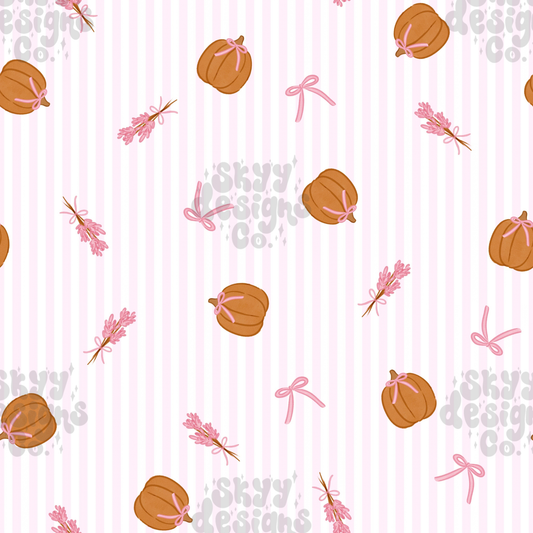 Preppy Pumpkin Stripe