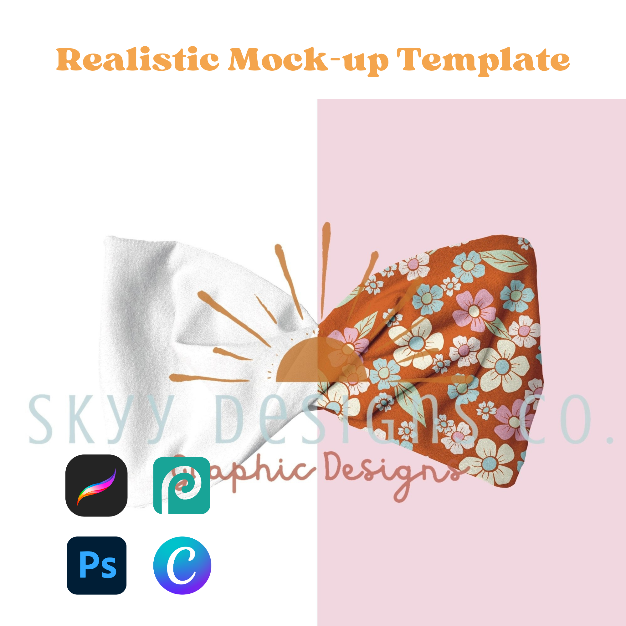 Twist headband mock-up template – Skyy Designs Co.