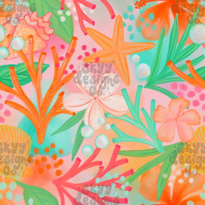 Bright Tropical Corals