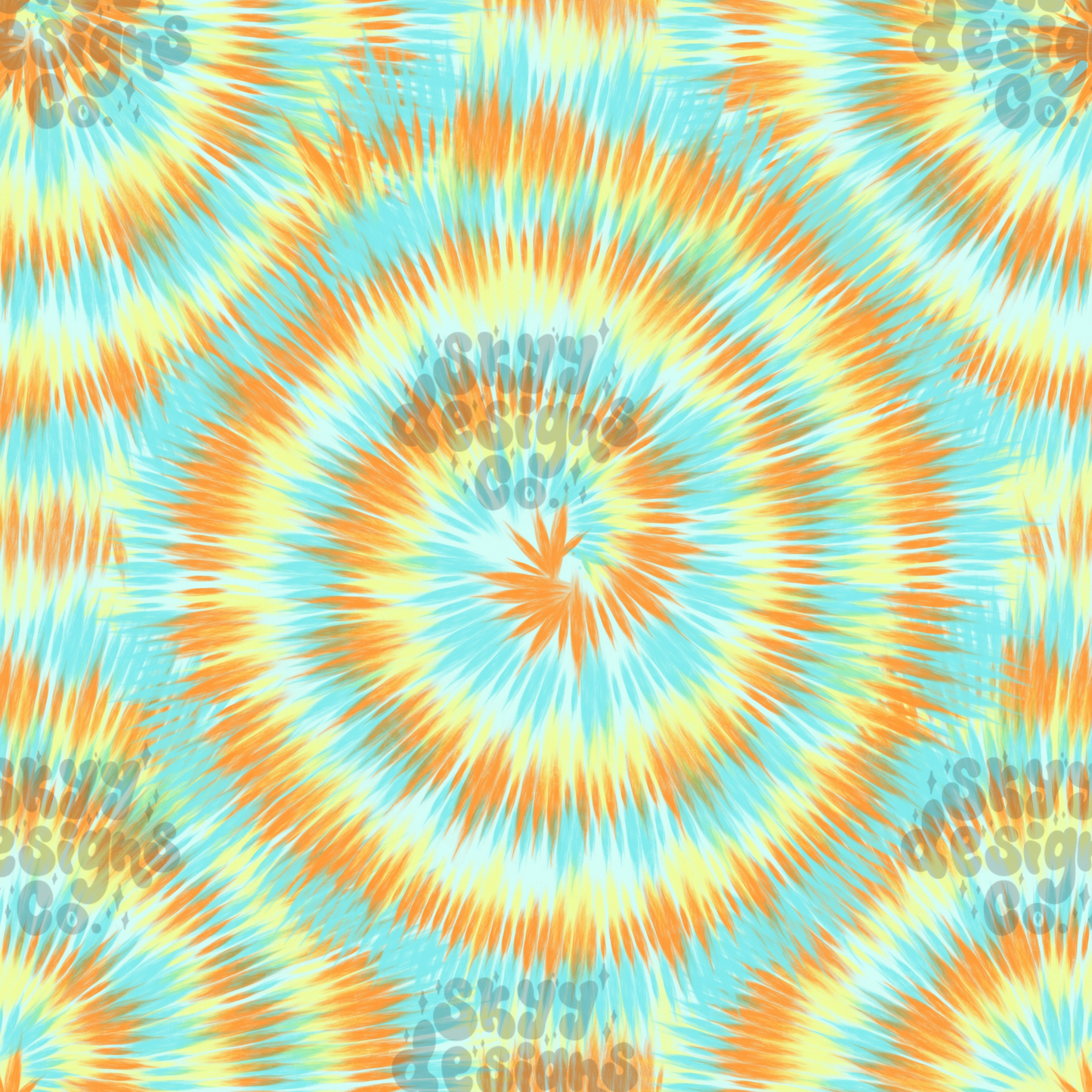 Bright Summer tie dye