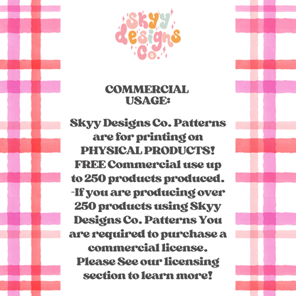 Watercolor Pink Plaid