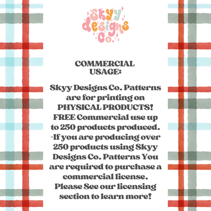 traditional Christmas plaid