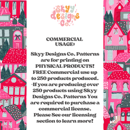 Preppy Christmas Village