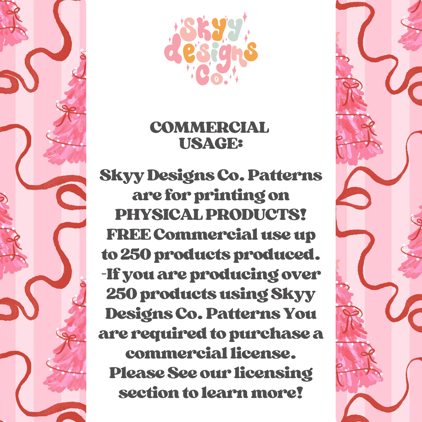 Preppy Bow Christmas trees