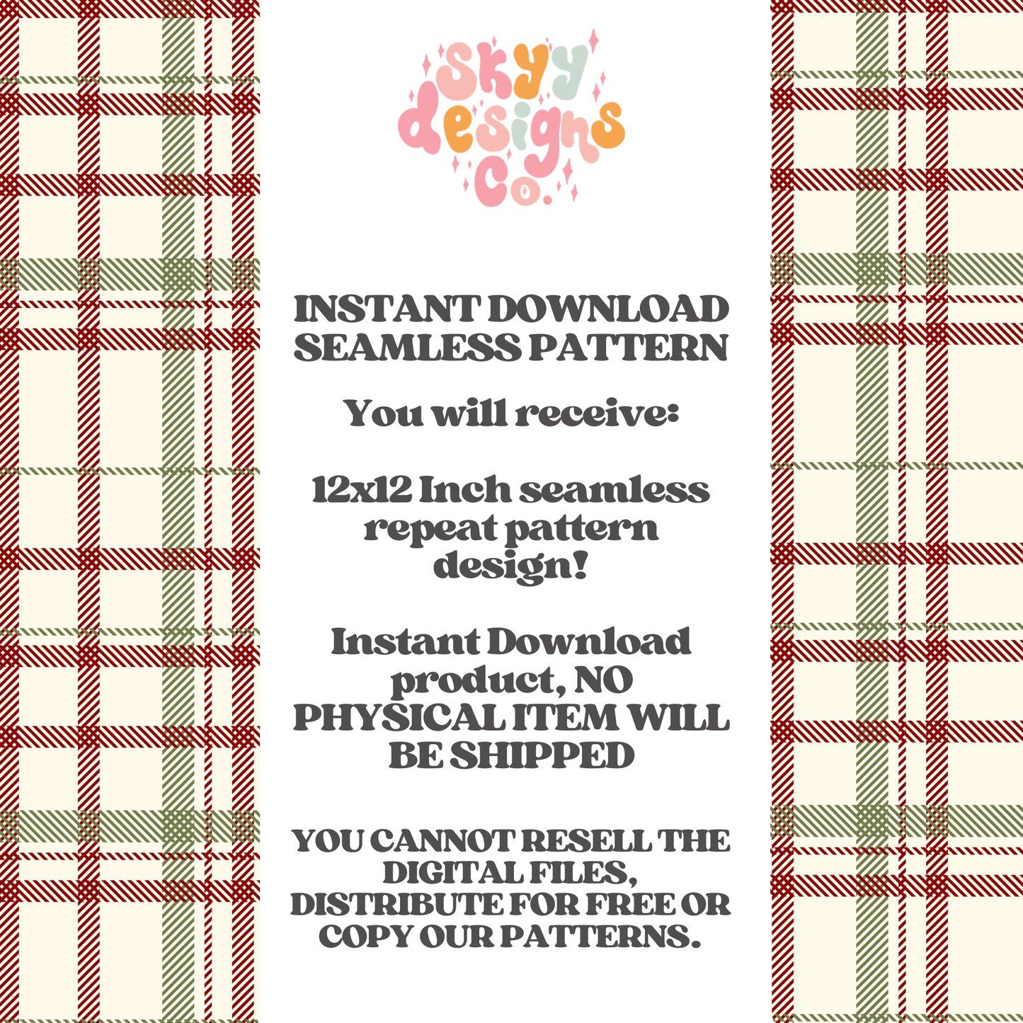 Traditional Christmas Gingham
