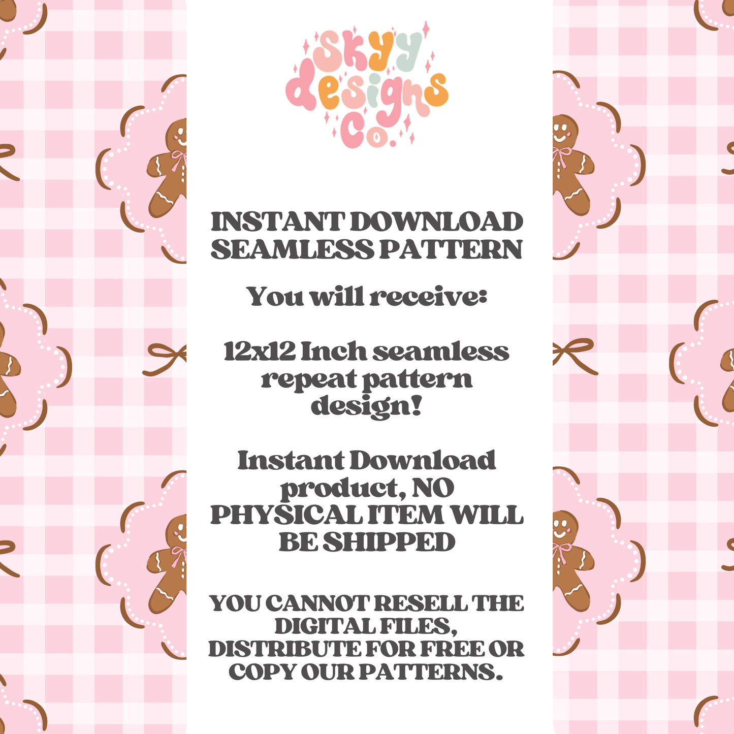 Gingham Gingerbread Patchwork