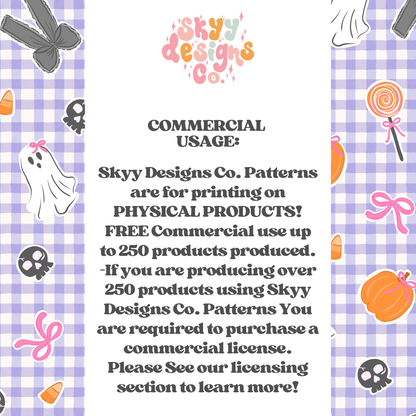 Preppy Gingham Halloween