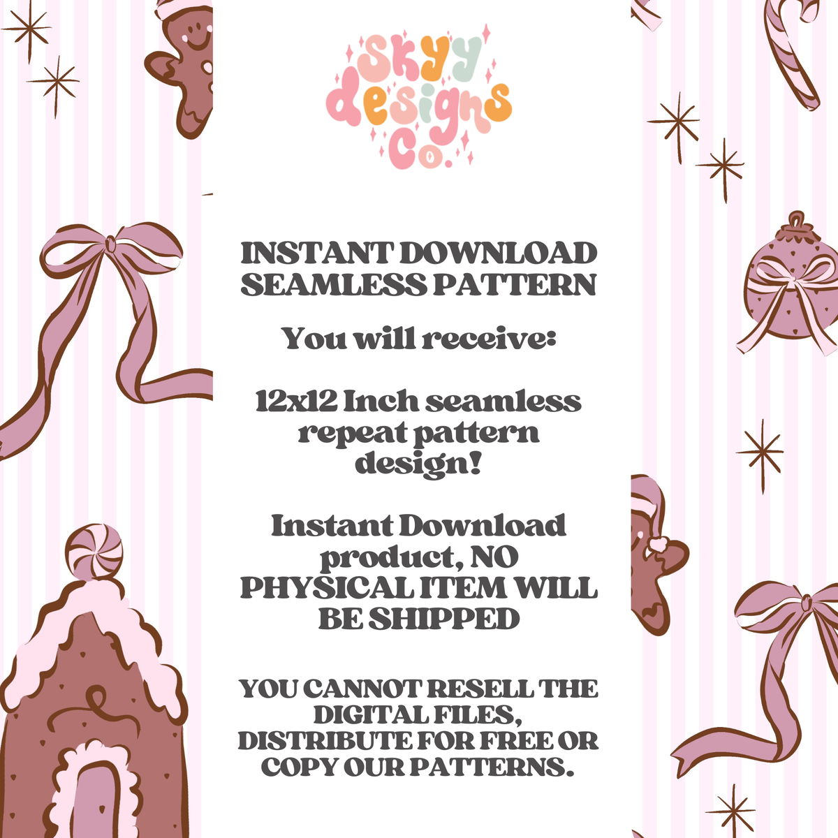 Gingerbread Stripe