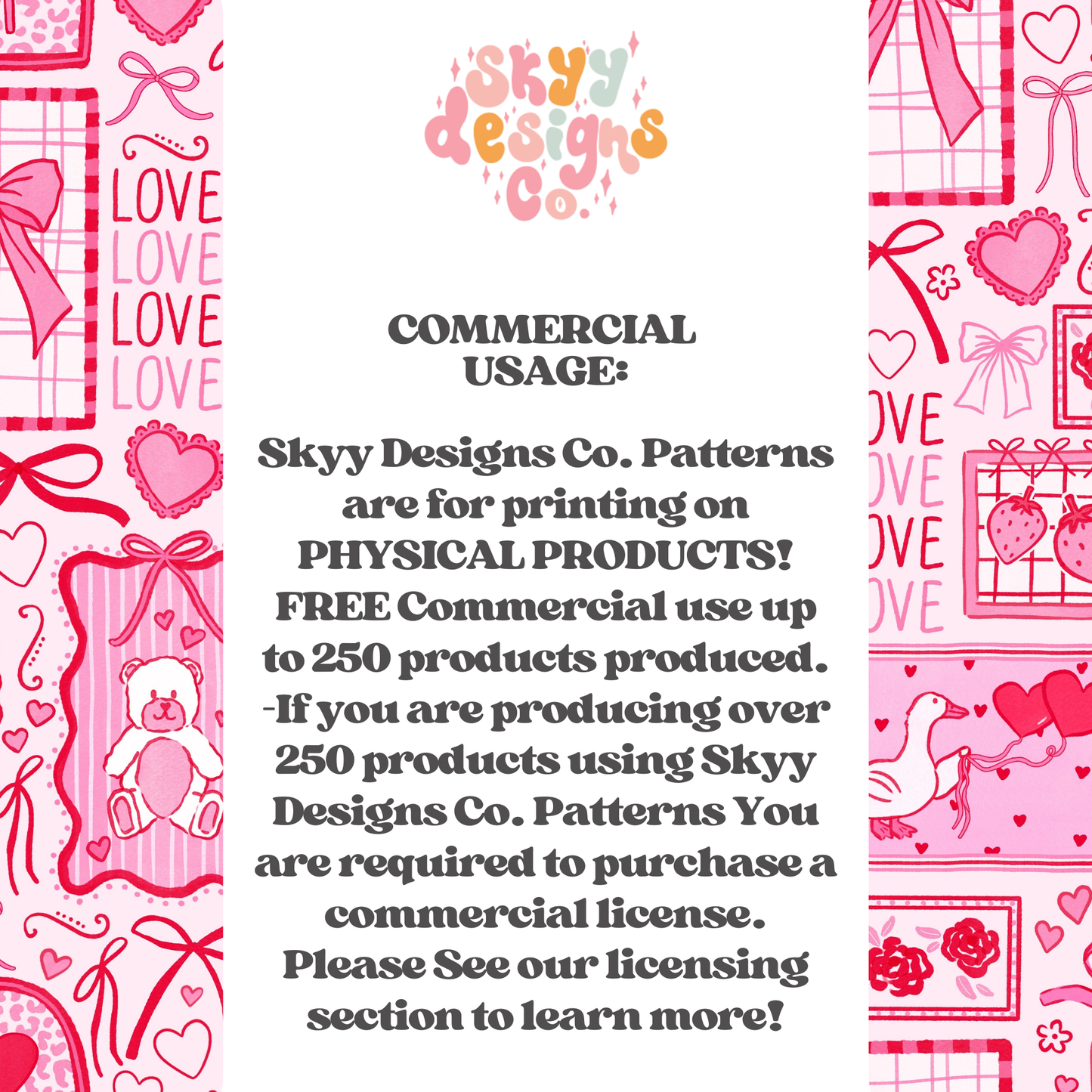 Pink Watercolor Valentine Stamps