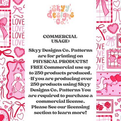 Watercolor Valentine Stamps