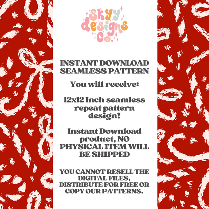 Abstract Candy cane Bows