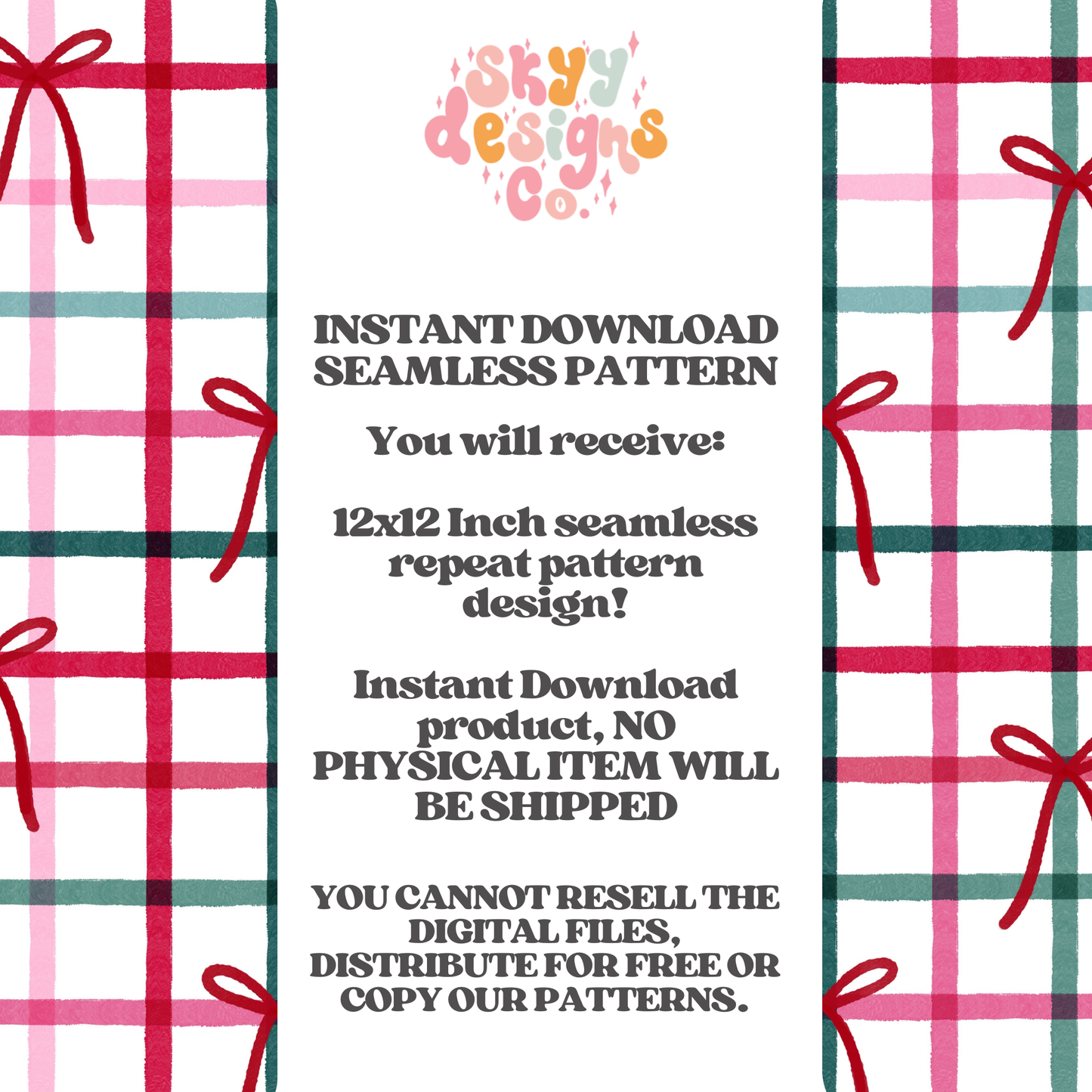 Preppy Christmas Gingham