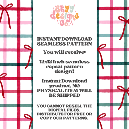Preppy Christmas Gingham