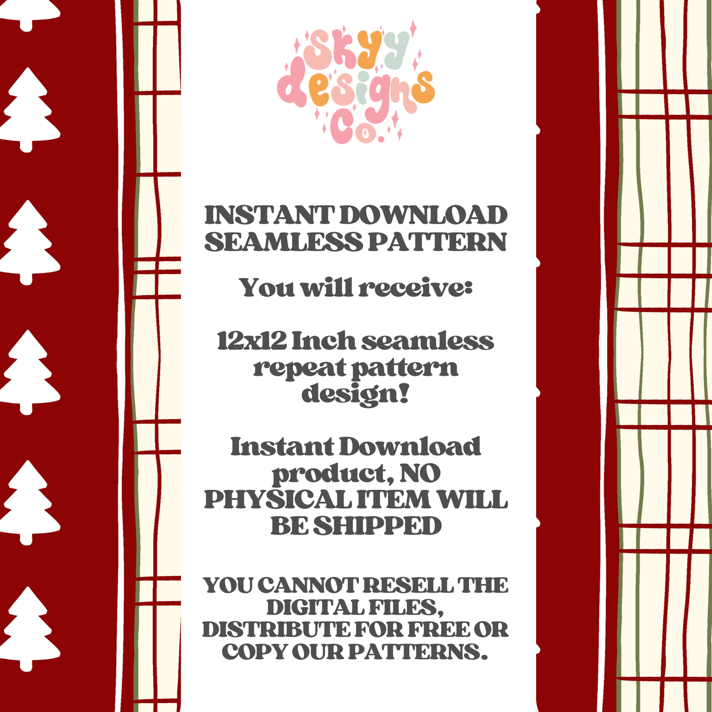 Christmas Traditional Stripe