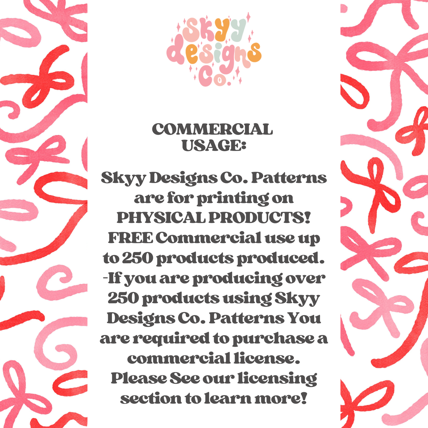 Preppy Watercolor Bows