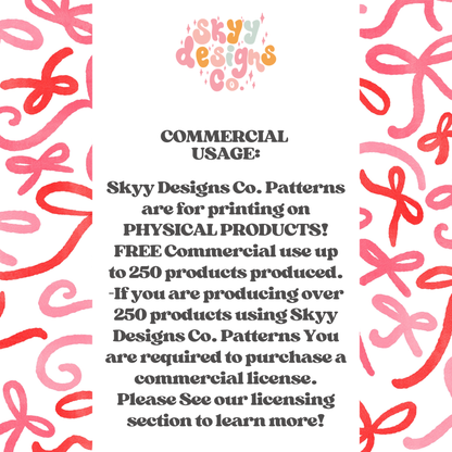 Preppy Watercolor Bows