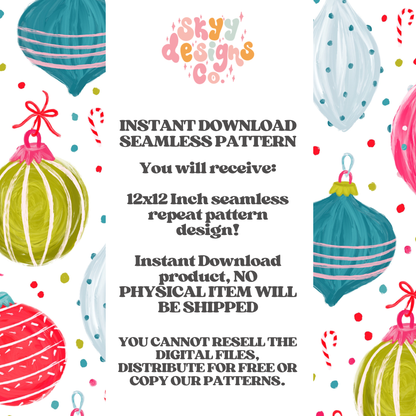 Festive Polka Dot Ornaments