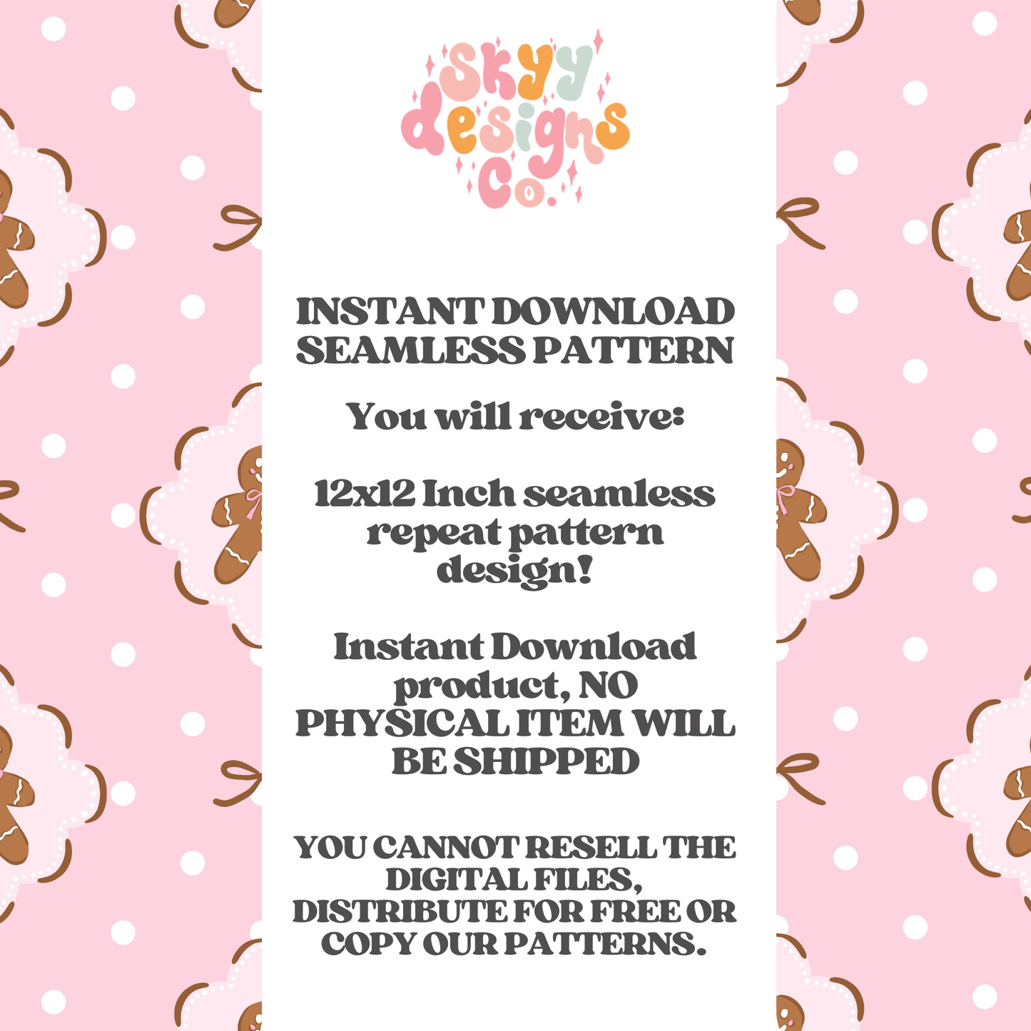 Polka Dot Gingerbread Patchwork