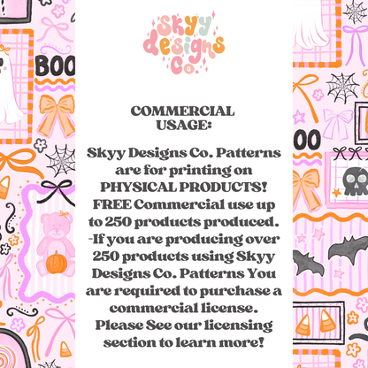 Watercolor Halloween Stamps