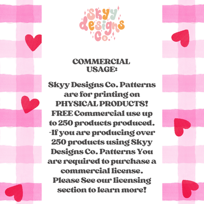 Valentine Gingham hearts