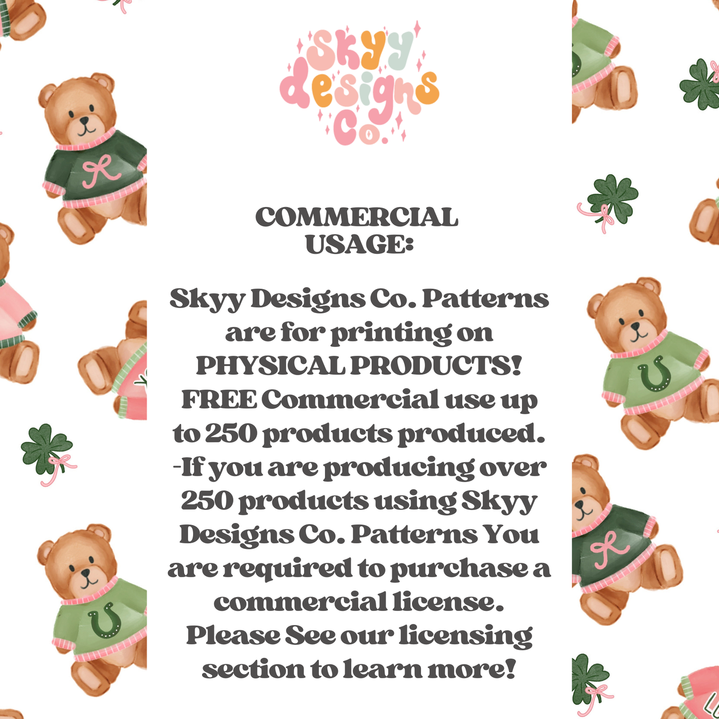 St. Patrick's Sweater Bears