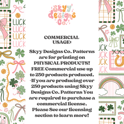 Preppy St. Patrick's Stamps