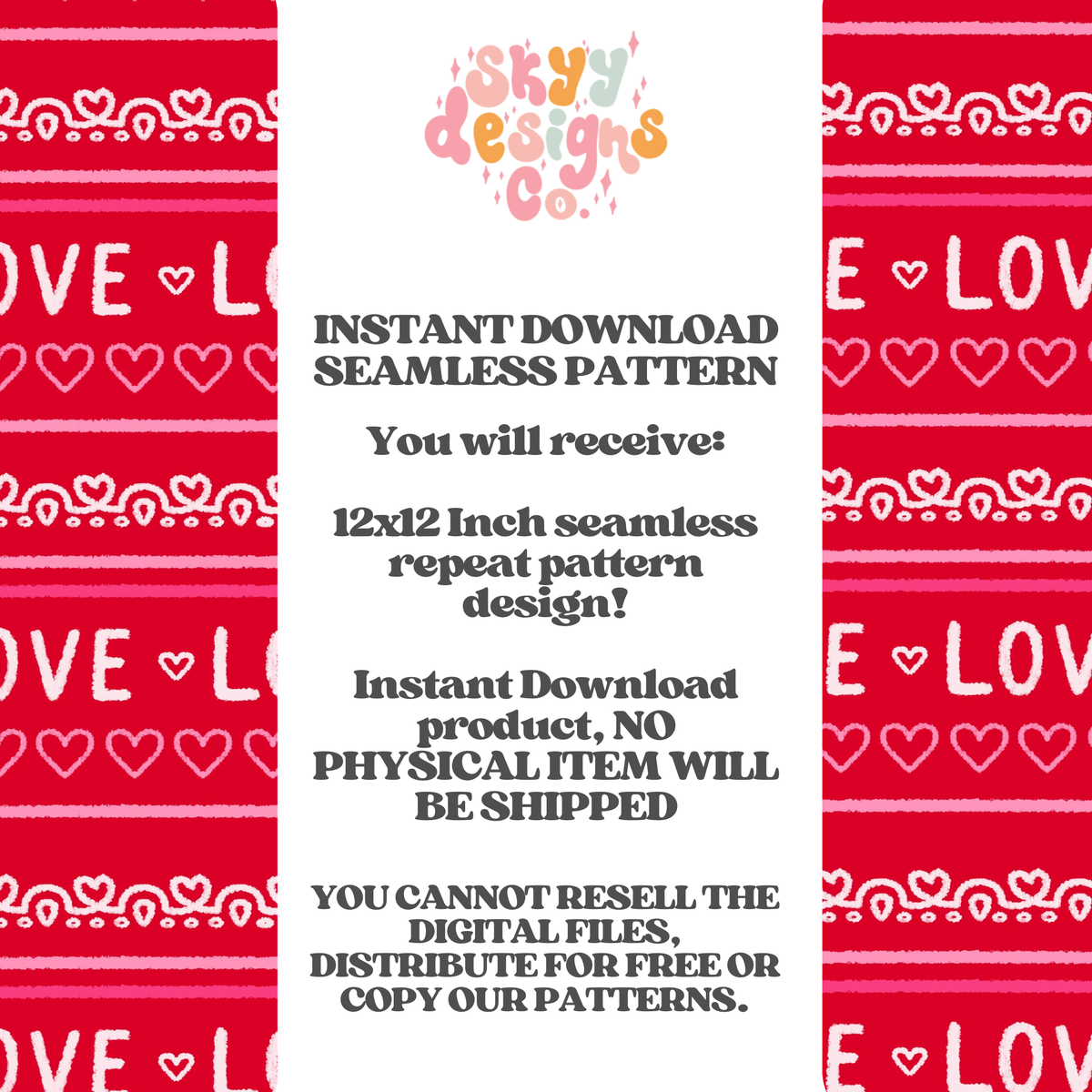 Valentine's Love Stripe