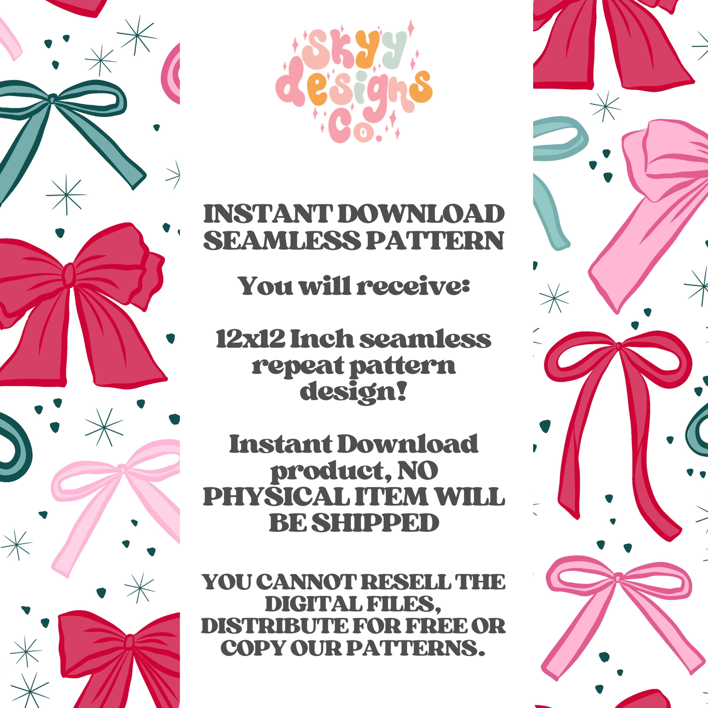 Festive Christmas Bows