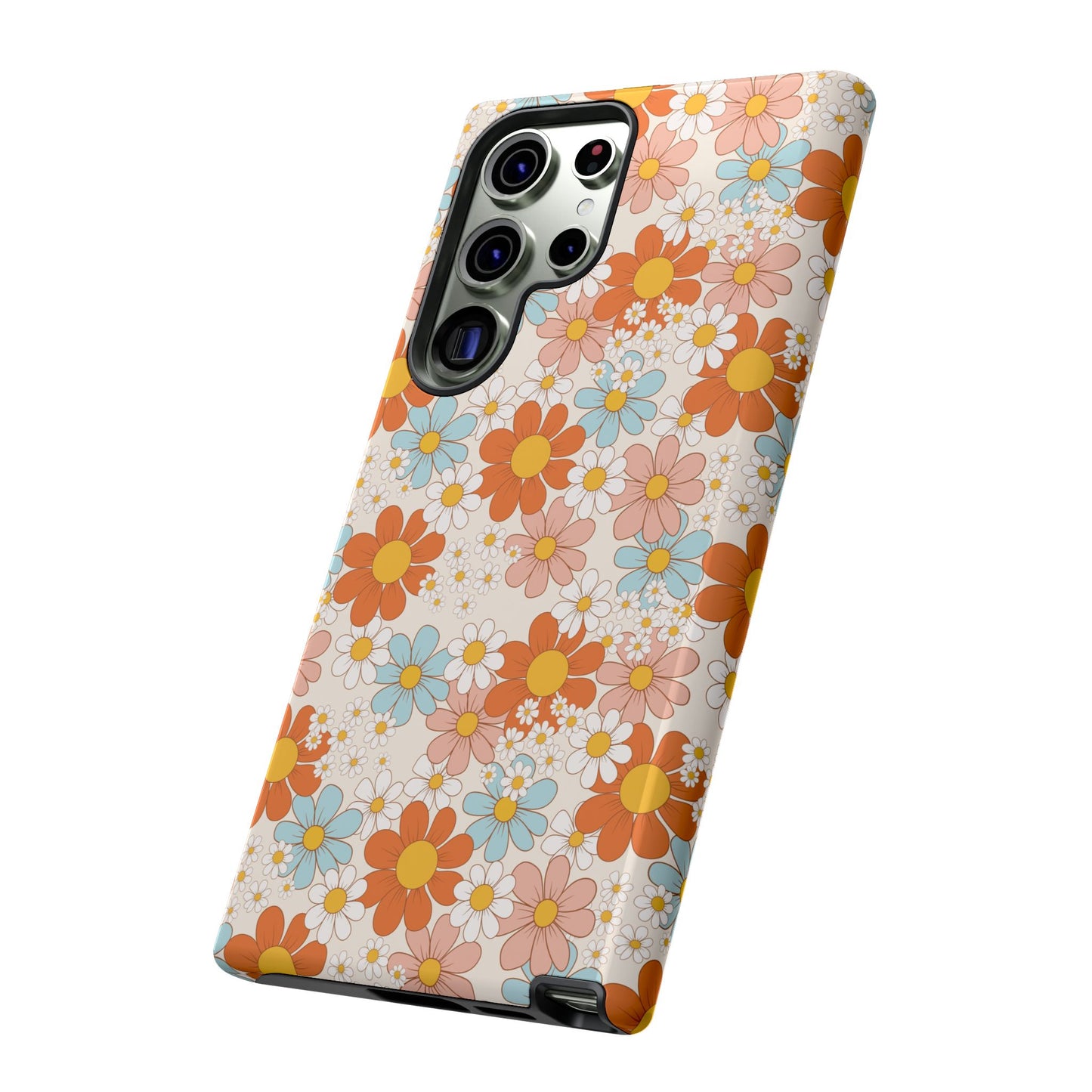 Vintage Retro Daisy Floral Phone Case