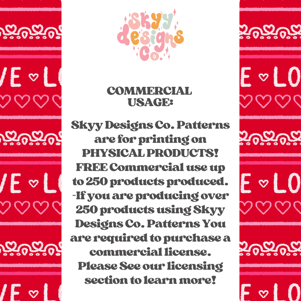 Valentine's Love Stripe