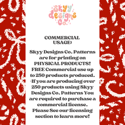 Abstract Candy cane Bows