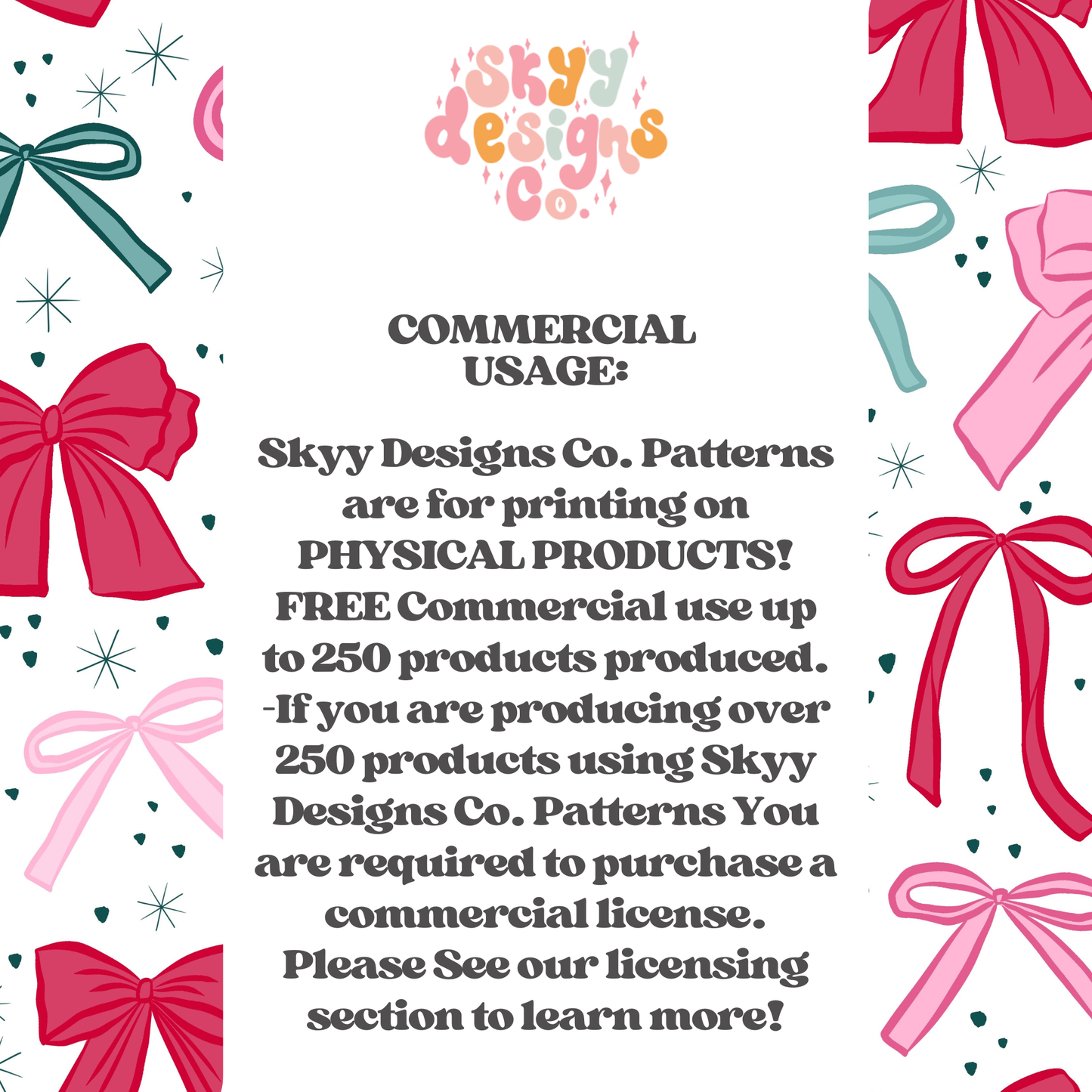 Festive Christmas Bows