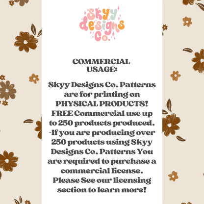Beige Fall Floral