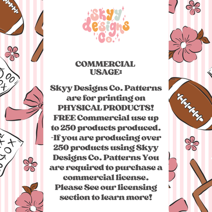 Coquette Girly Football