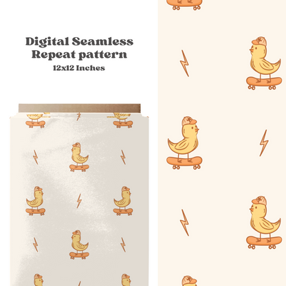 Boys Spring Chicks Pattern