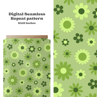 Retro Floral St. Patrick's Pattern