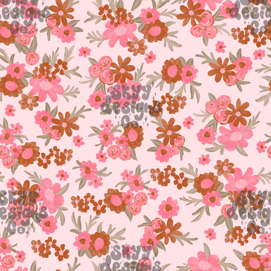 Spring dainty floral pattern