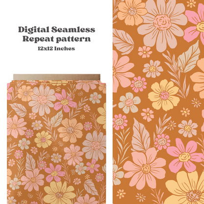 Boho Dainty Floral Pattern Design